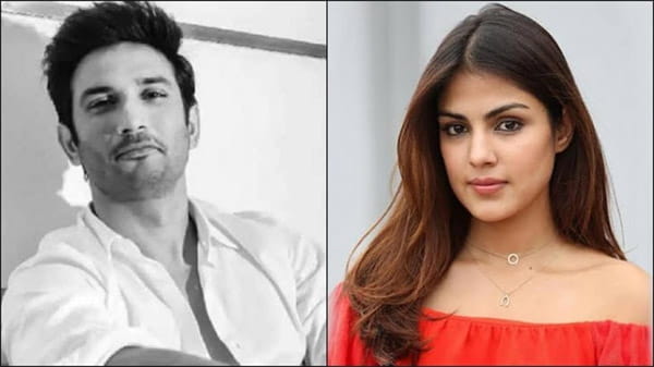 Sushant Singh and Rhea Chakraborty