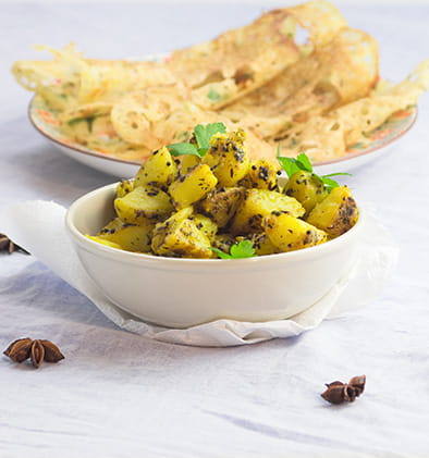 Jaipuri Aloo-Pyaaz Ki Sabzi