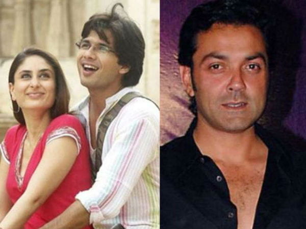 Kareena Kapoor and Bobby Deol
