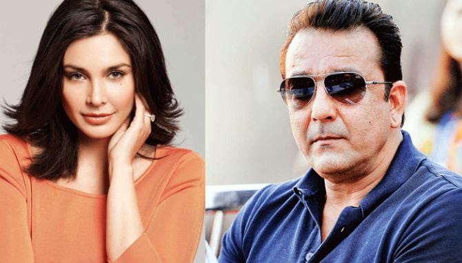 Sanjay Dutt and Lisa Ray
