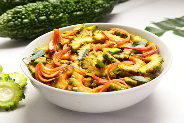 Sindhi Karela Bhaji