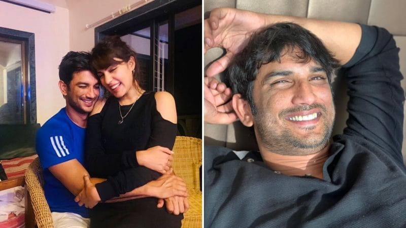 Sushant Singh Rajput and Rhea Chakraborty 