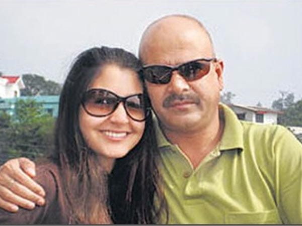 Anushka Sharma With Her Father