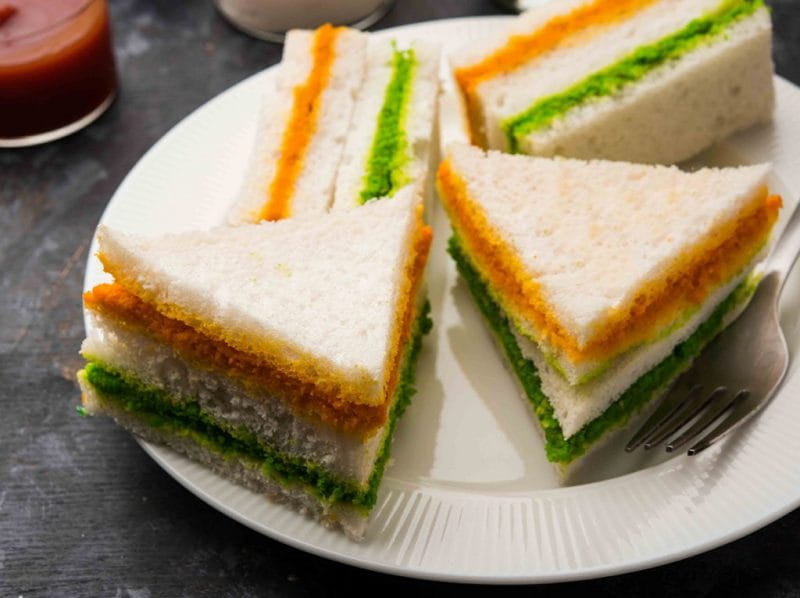 Tricolor sandwich
