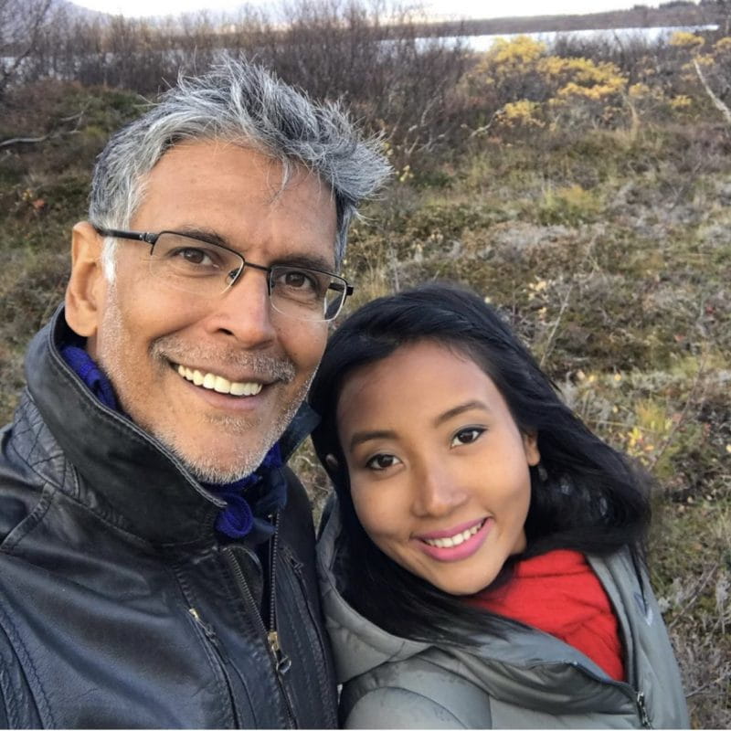 Milind Soman and Ankita Konwar