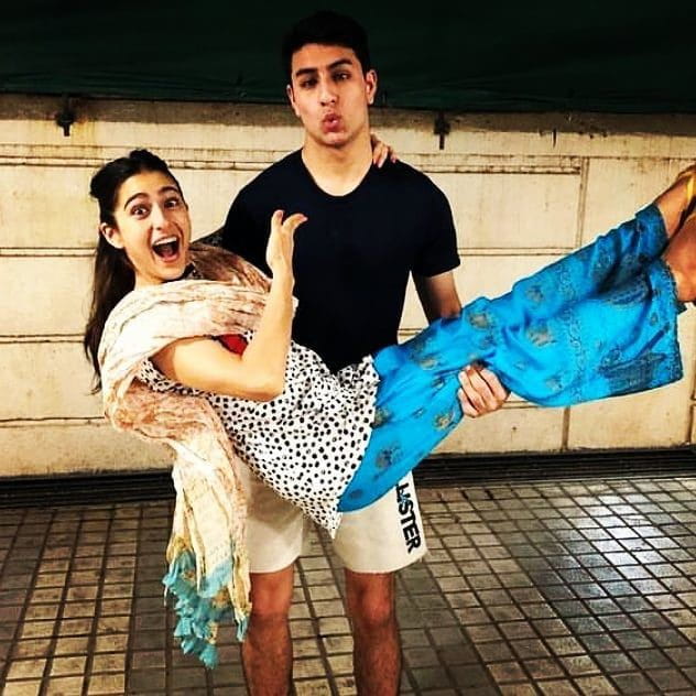 Sara Ali Khan and Ibrahim Ali Khan
