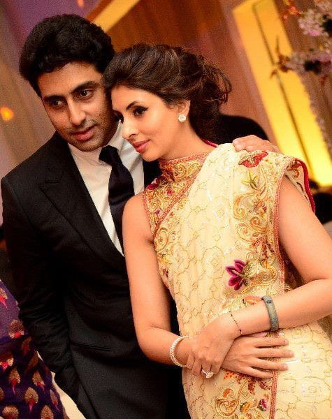 Abhishek and Shweta Bacchan