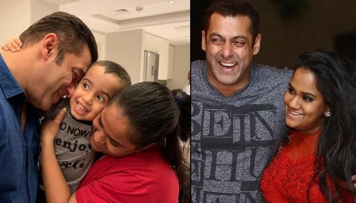 Salman Khan and Arpita Alvira