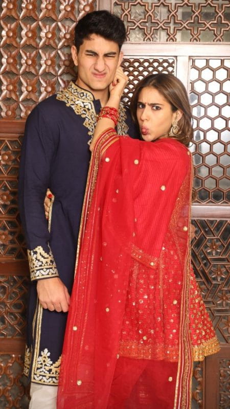 Sara Ali Khan and Ibrahim Ali Khan
