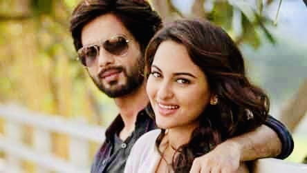 Sonakshi Sinha and Shahid Kapoor
