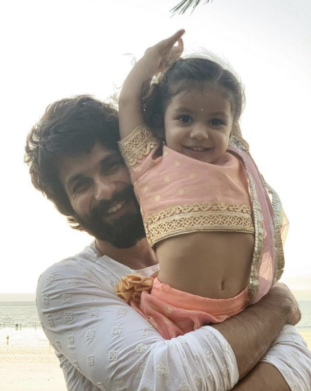 Shahid Kapoor and Misha Kapoor