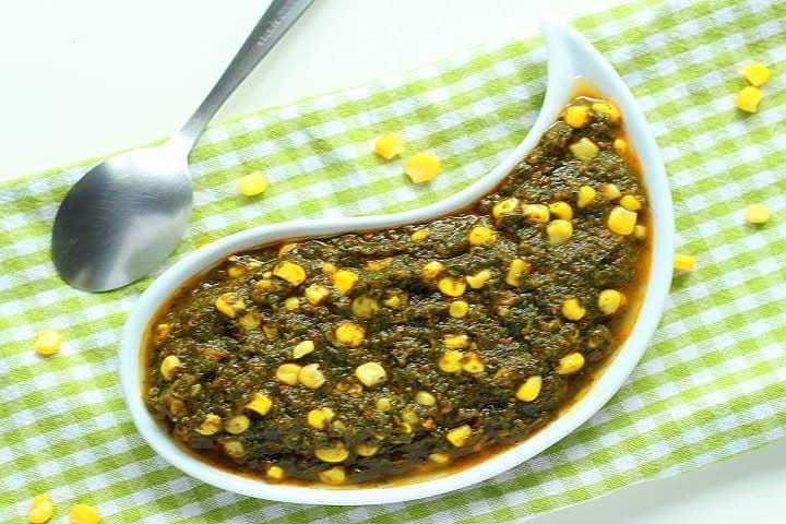 Corn Palak