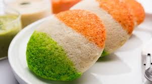 Tricolor Idli
