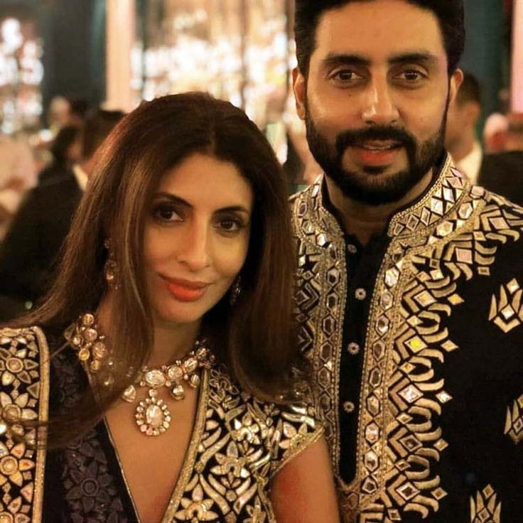 Abhishek and Shweta Bacchan