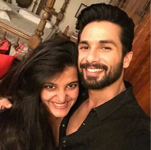 Shahid Kapoor and Sana Kapoor
