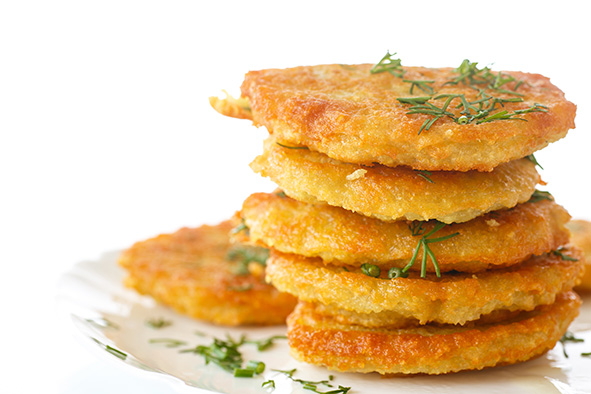 Crispy Potato-Paneer Fritters