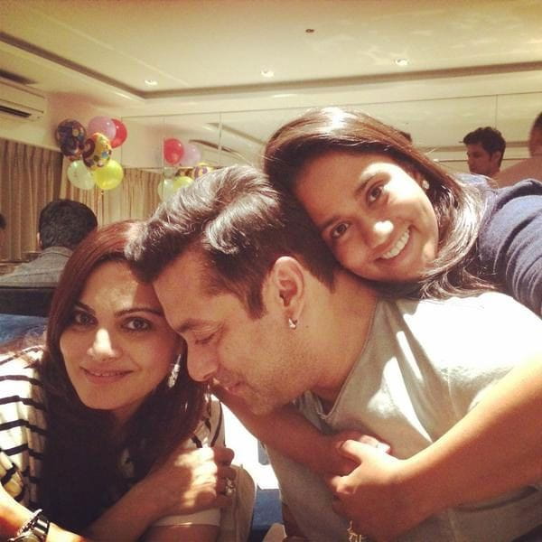 Salman Khan and Arpita Alvira
