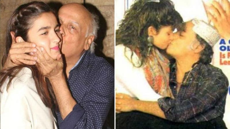 Mahesh Bhatt's Kiss With Daughters