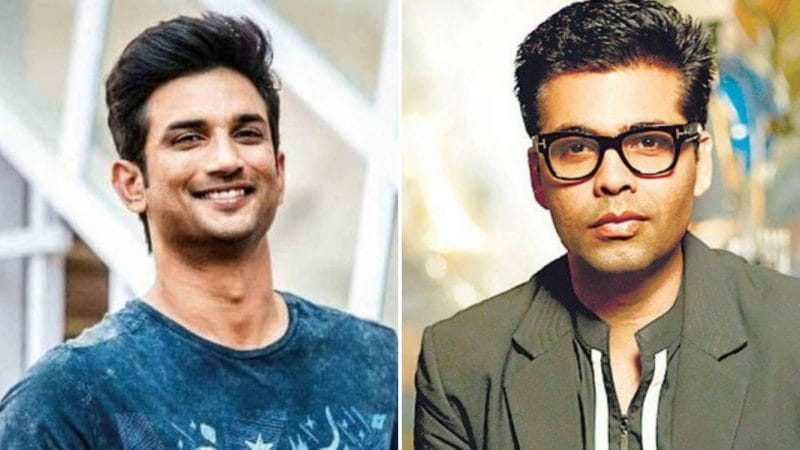 Sushant Singh Rajput and Karan Johar