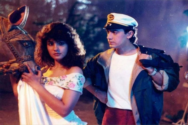 Aamir Khan and Pooja Bhatt
