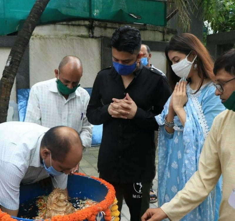 Celebrities Ganpati Visarjan