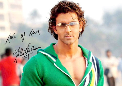 Hrithik Roshan's Autograph
