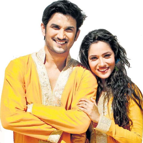 Sushant Singh Rajput and Ankita Lokhande
