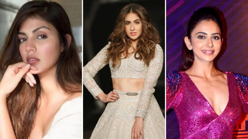 Rhea Chakraborty,Sara Ali Khan, Rakul Preet Singh