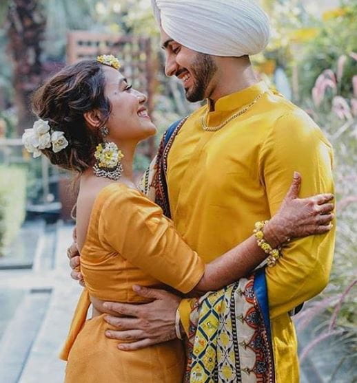 Neha Kakkar-Rohanpreet Singh's Haldi