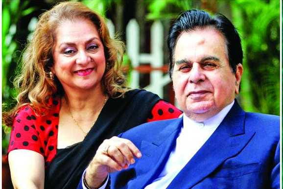 Dilip Kumar and Saira Banu