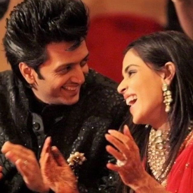 Ritesh Deshmukh and Genelia D'Souza
