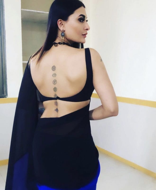 Bigg Boss 14 Contestant Saree Look