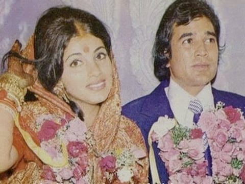 Rajesh Khanna and Dimple Kapadia
