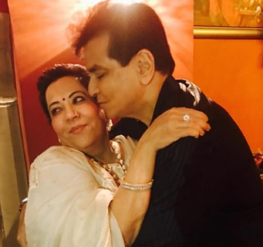 Jitendra and Shobha Kapoor