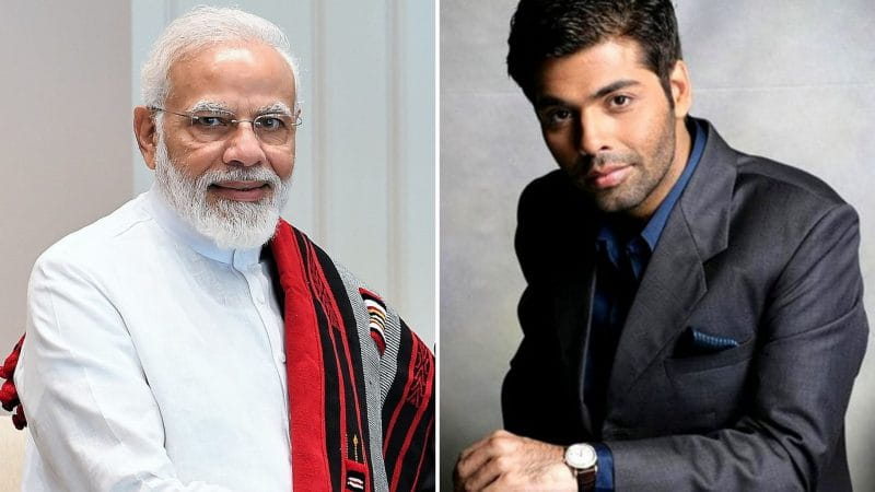 Karan Johar and PM Narendra Modi