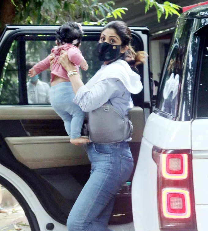 Shilpa Shetty Daughter's First Look