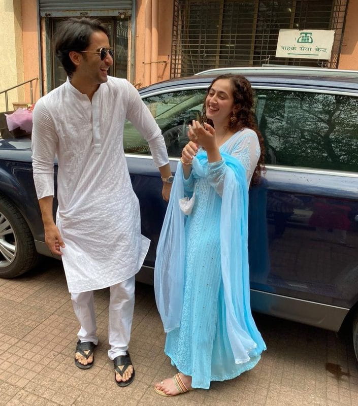 Shaheer Sheikh and Ruchikaa Kapoor