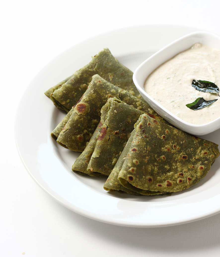 Methi-Palak Paratha