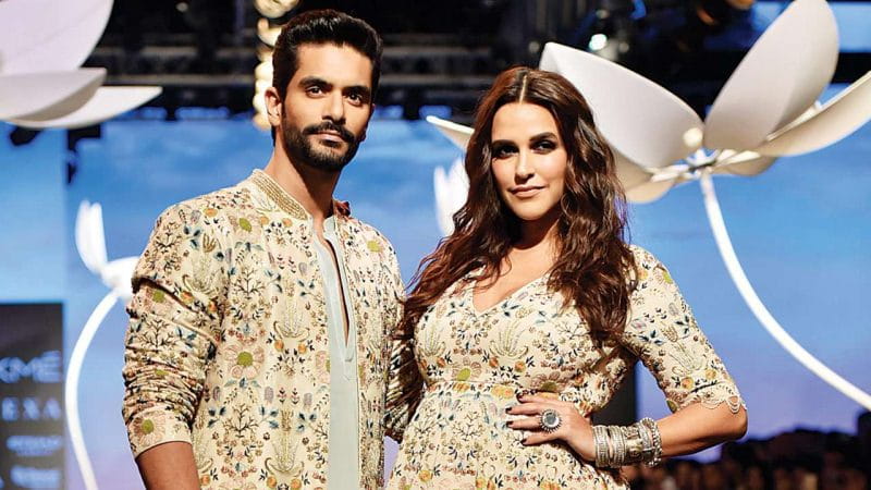 Angad Bedi and Neha Dhupia