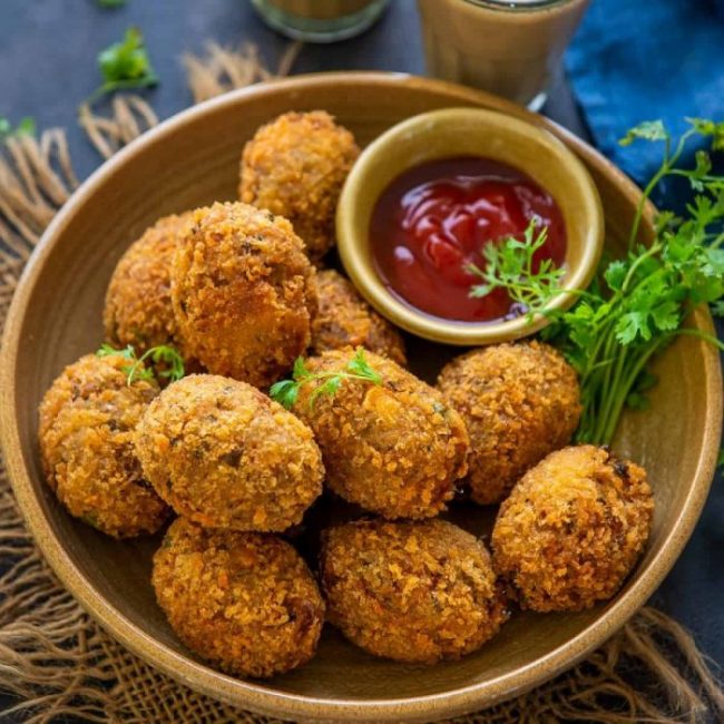 Sesame Vegetable Balls