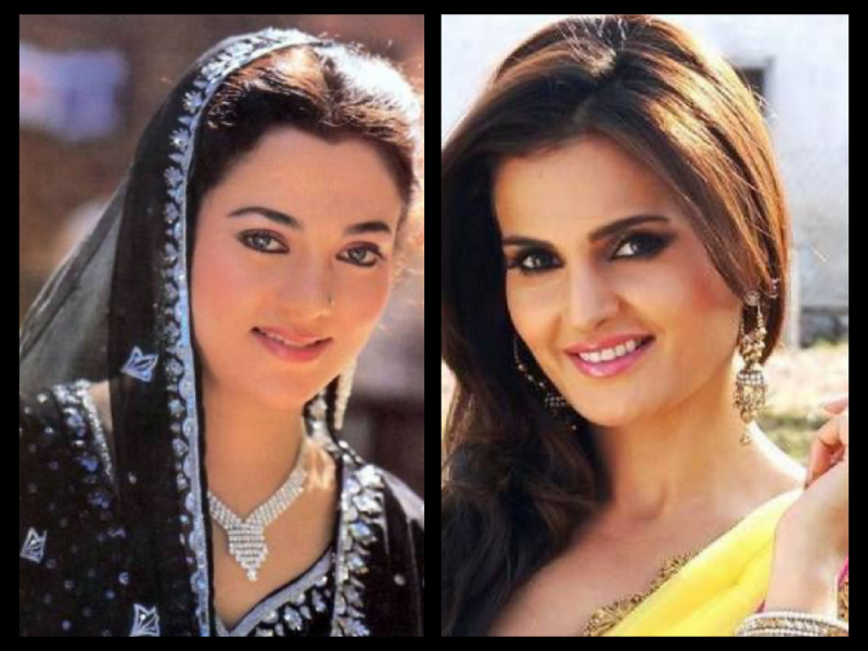 Mandakini and Monica Bedi
