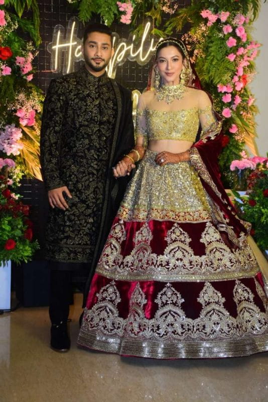 Gauahar Khan And Zaid Darbar's Reception Ceremony