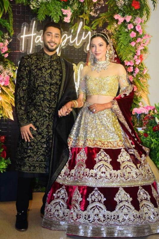 Gauahar Khan And Zaid Darbar's Reception Ceremony