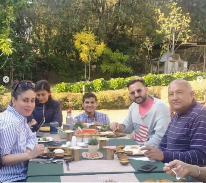 Kareena Kapoor With Saif And Taimur