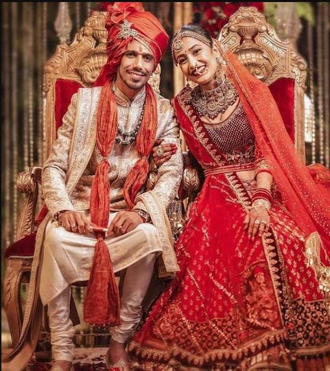 Yuzvendra Chahal and Dhanashree Verma