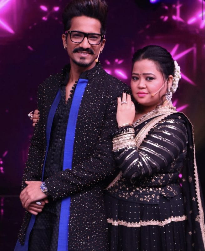 Haarsh Limbachiyaa and Bharti Singh