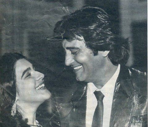 Amrita Singh and Vinod Khanna