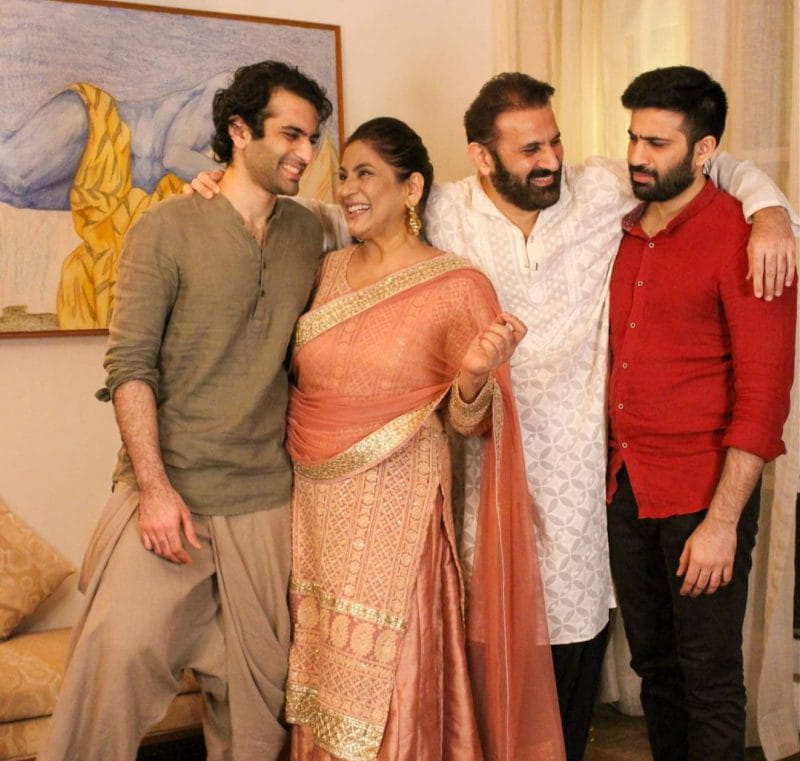 Archana Puran Singh Family Photo