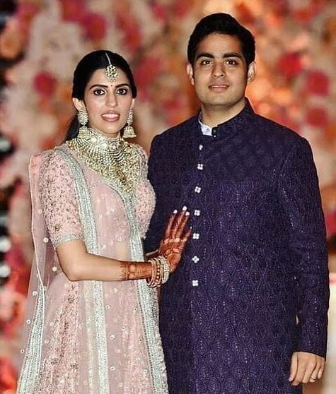 Akash Ambani And Shloka Mehta