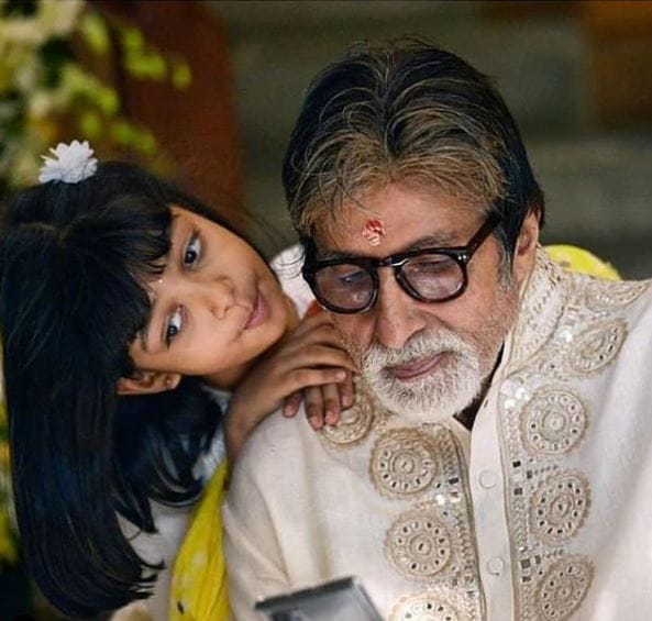 Amitabh Bachchan and Aaradhya